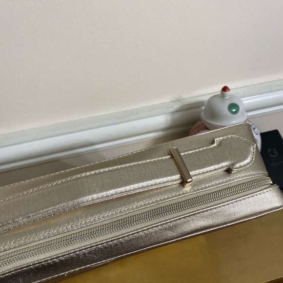 Lancome Limited Edition Golden Make Up Bag Case - Picture 8 of 9